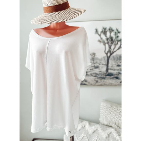 Joylab Mat Time & Morning Light soft ultra slouchy activewear flowy tunic top - Picture 2 of 3